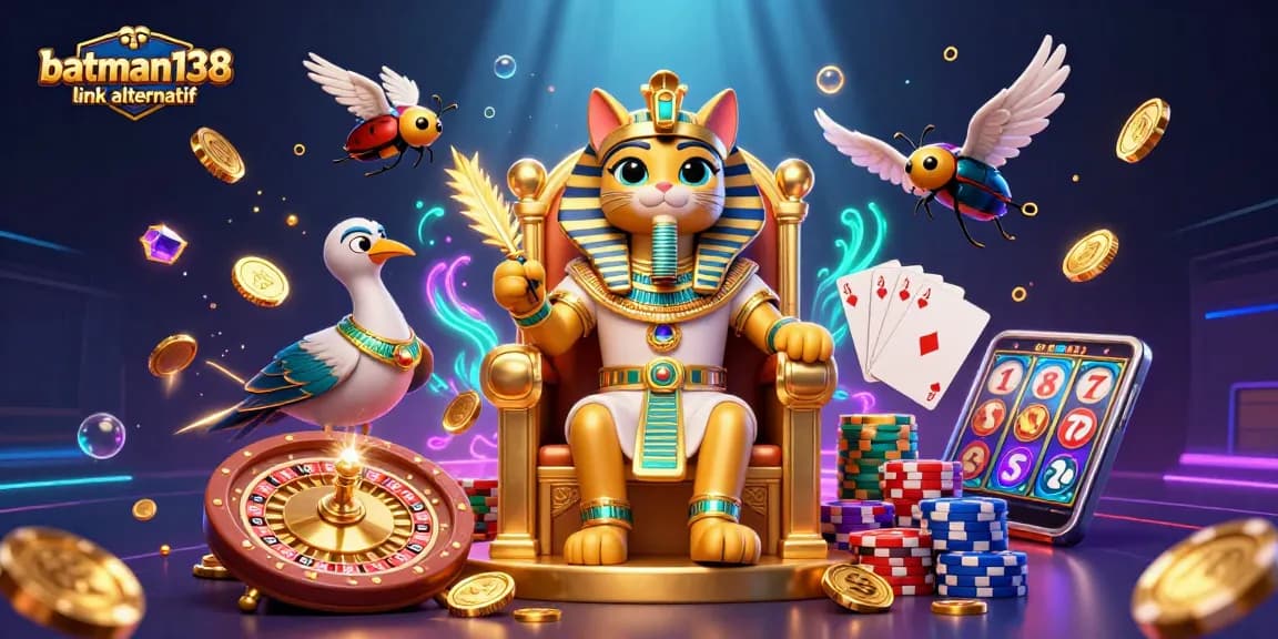 Experience winning with batman138 link alternatif in this vibrant, dynamic casino scene.