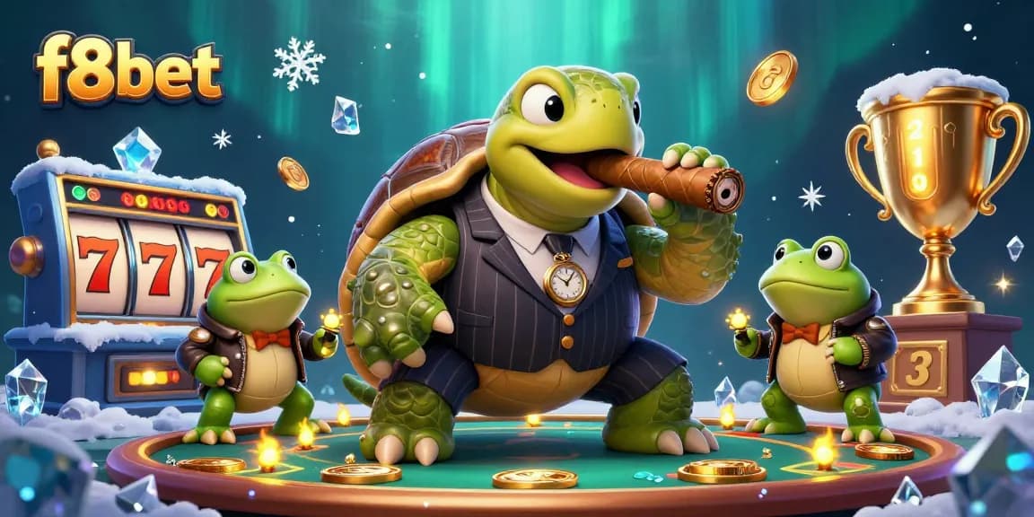 Experience thrilling gaming at f8bet with a dynamic scene showcasing vibrant characters and casino elements.