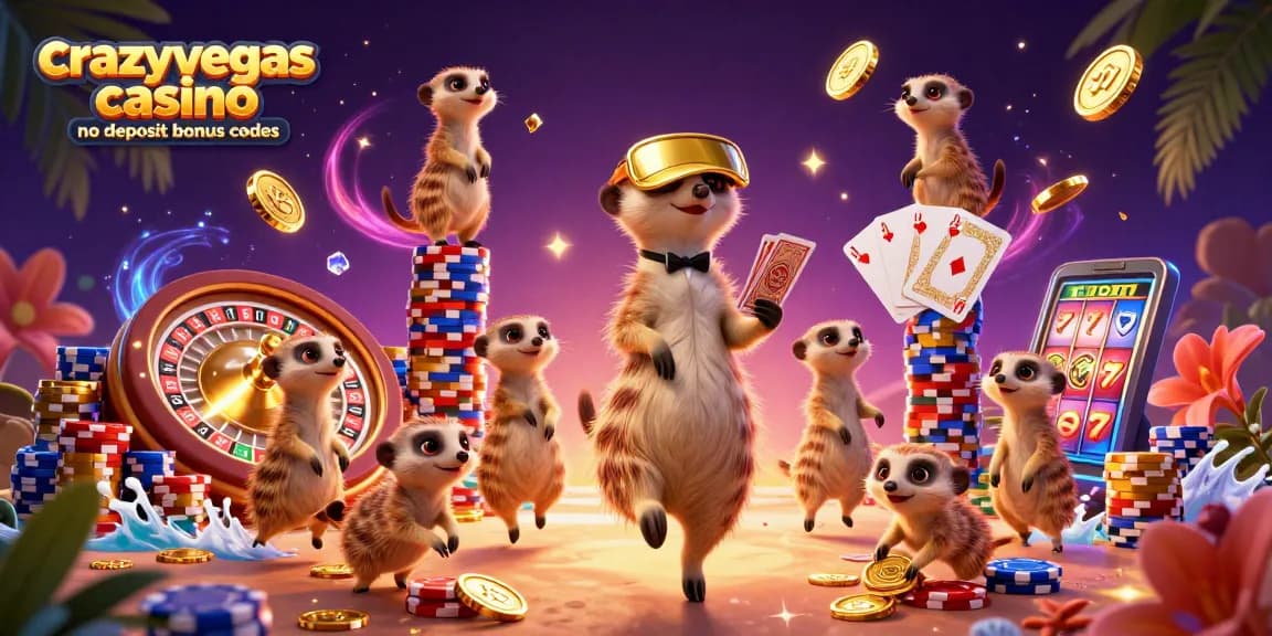 Join the excitement with crazyvegas casino no deposit bonus codes while meerkats run the casino scene!