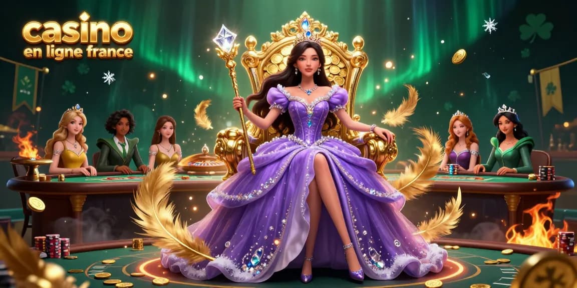 Vivez un gameplay excitant au casino en ligne France avec un thème féerique et des éléments vibrants.