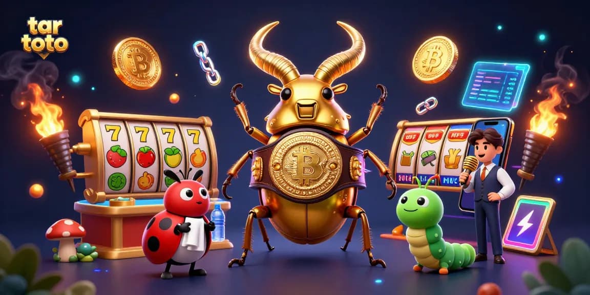Boost your winnings with tar toto jackpots in a vibrant 3D casino illustration.
