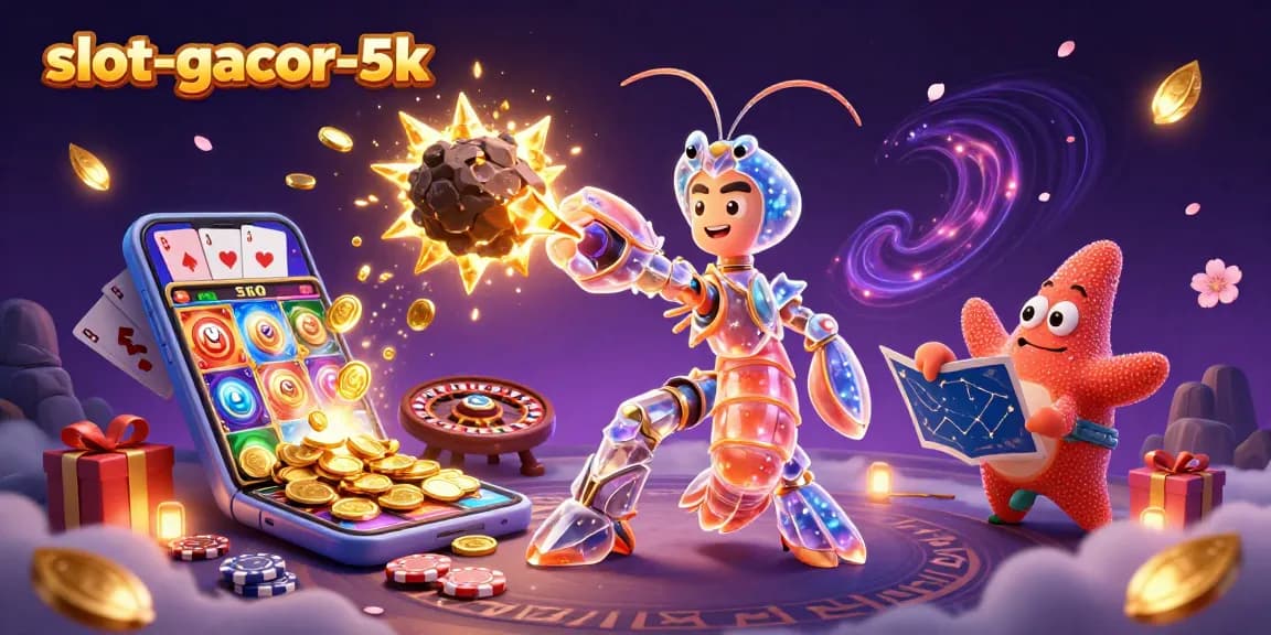 Engage in thrilling gameplay at slot-gacor-5k with vibrant slots and exciting casino elements.