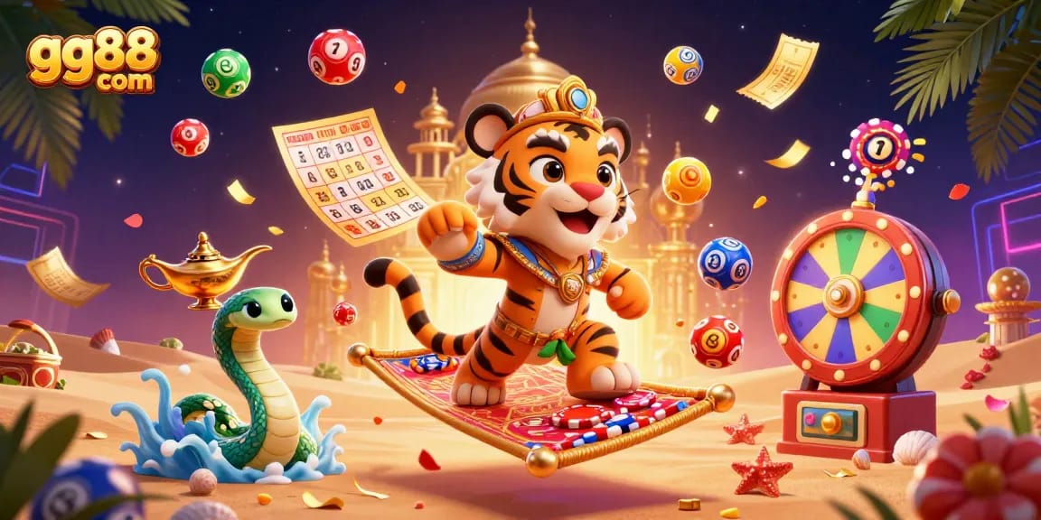 Engage in exciting gameplay on gg88 com with vibrant lottery balls and casino rewards.