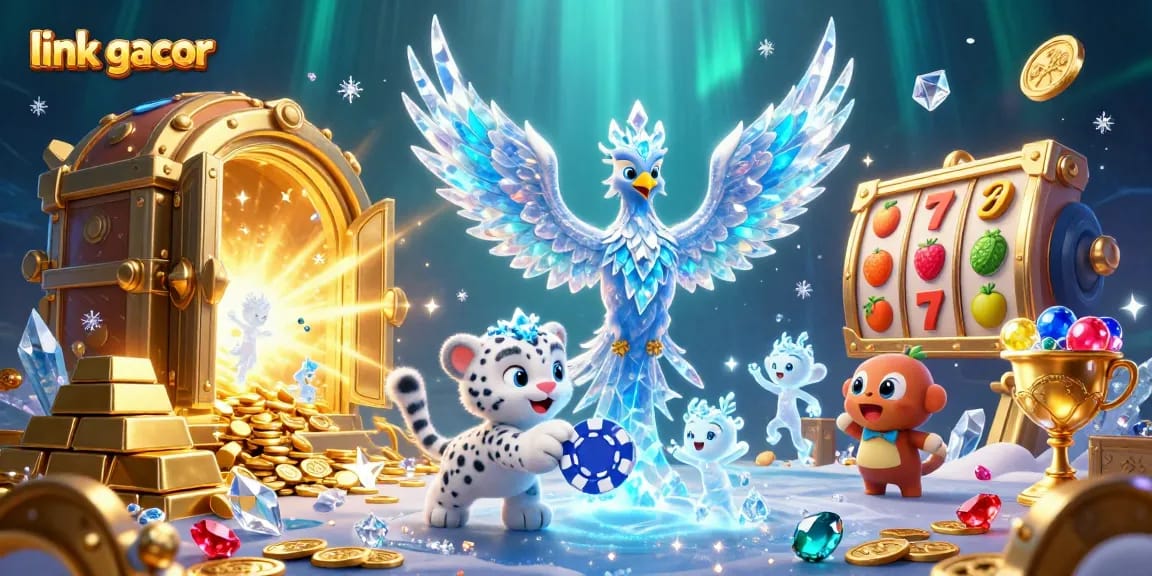 Win big at link gacor slots with vibrant 3D characters and dazzling casino elements.
