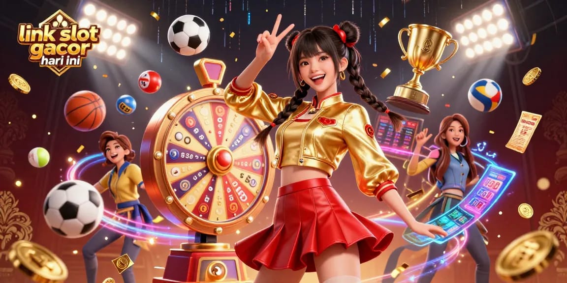 Putar dan menangkan dengan link slot gacor hari ini dalam suasana kasino 3D yang cerah penuh dengan visual permainan yang mendebarkan.