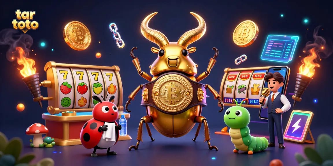 Boost your winnings with tar toto jackpots in a vibrant 3D casino illustration.