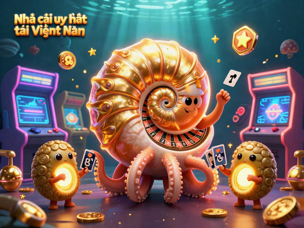 Engage with Nhà cái uy tín tại Việt Nam in a vibrant underwater casino scene full of dynamic game elements.