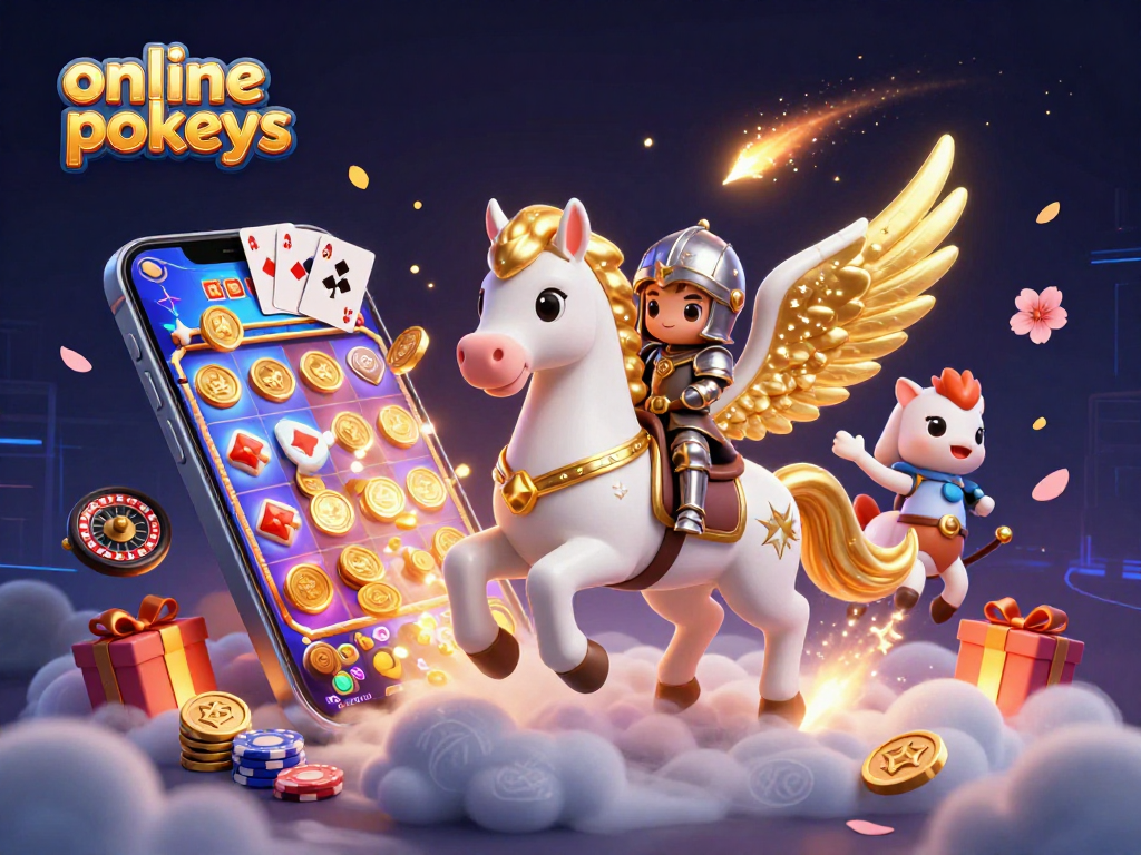 Spin online pokies and win big with vibrant 3D casino characters and elements.