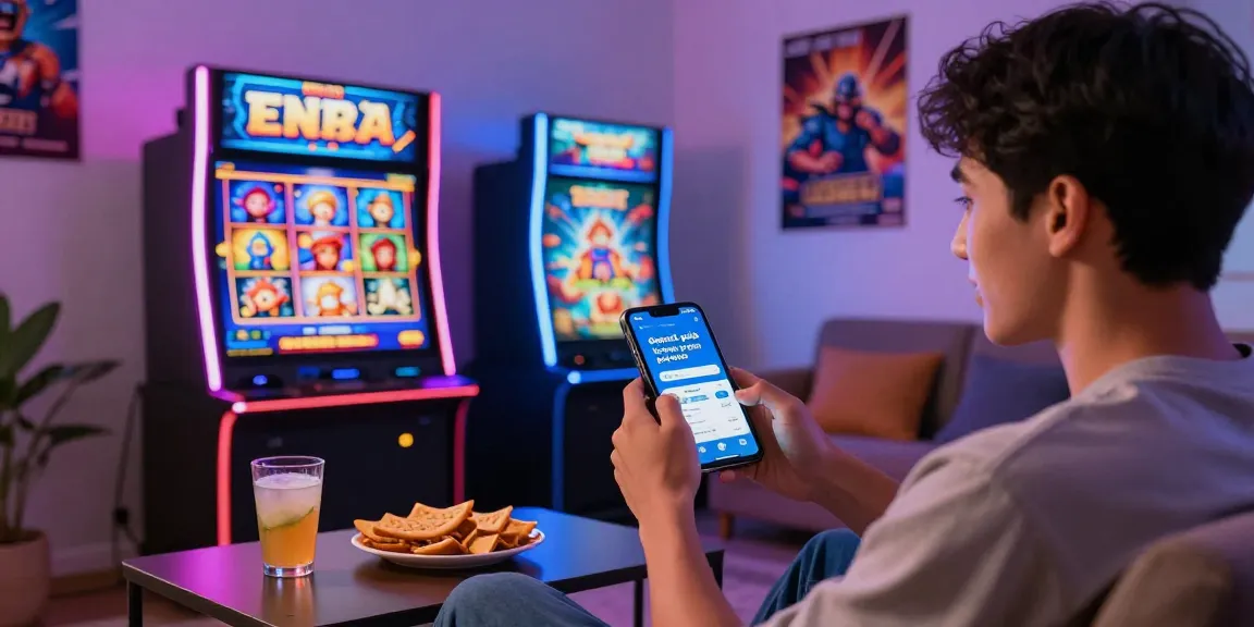 Engaging gaming scene highlighting deposit pulsa tanpa potongan on a smartphone, showcasing an excited player in a cozy setting.