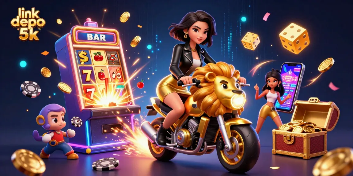 Spin and win with the exciting link depo 5k gaming experience featuring dazzling casino elements.