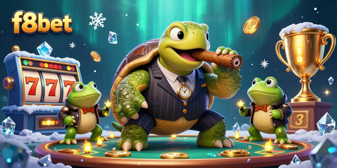 Experience thrilling gaming at f8bet with a dynamic scene showcasing vibrant characters and casino elements.