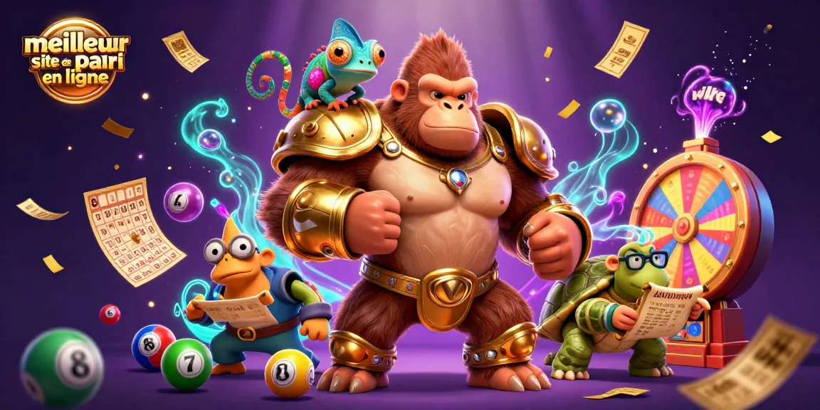 Découvrez les meilleurs sites de pari en ligne avec ce visuel dynamique illustrant une scène de casino captivante.