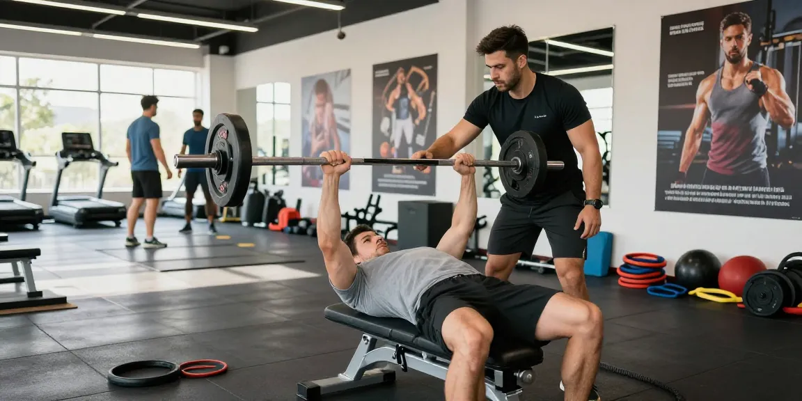 Deus Medical Shop – Athlete training in a gym with weights and equipment