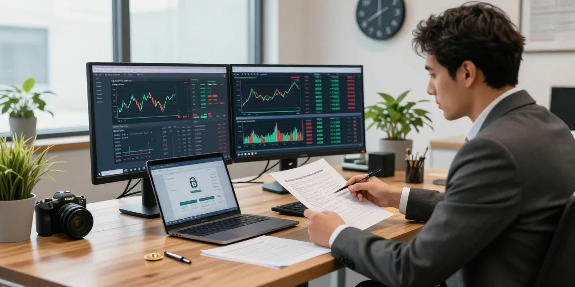 Recover lost crypto through expert financial consultation in a modern office setting.