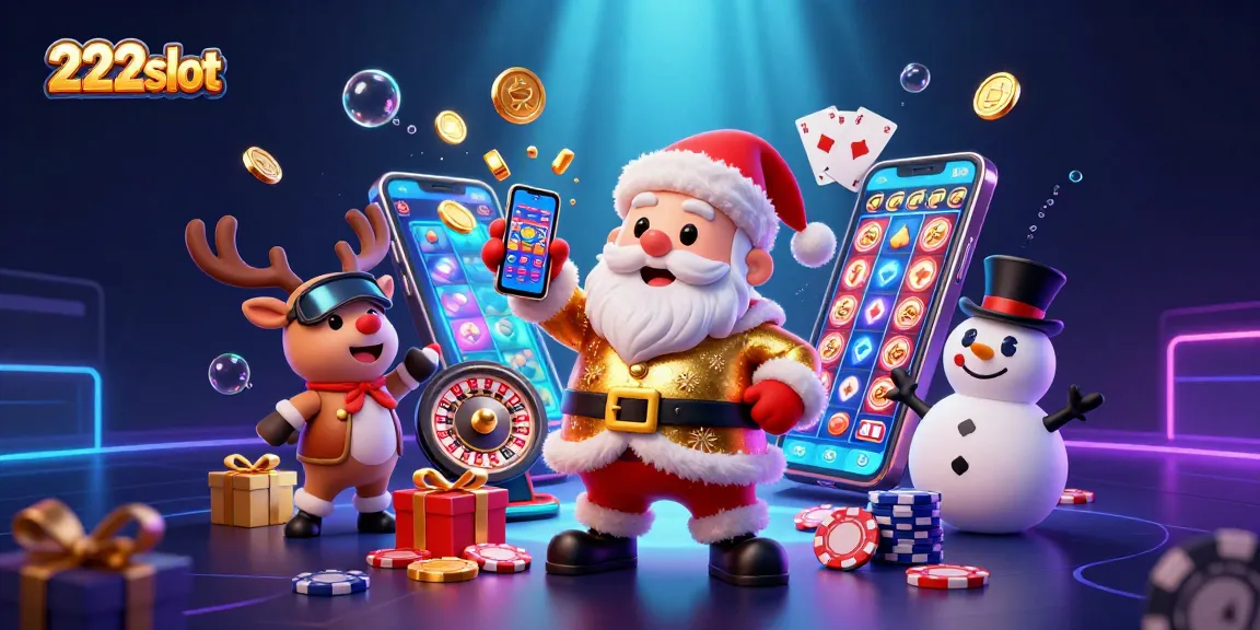 Mainkan slot gacor di 222slot dengan Santa Claus dan teman-temannya di kasino.