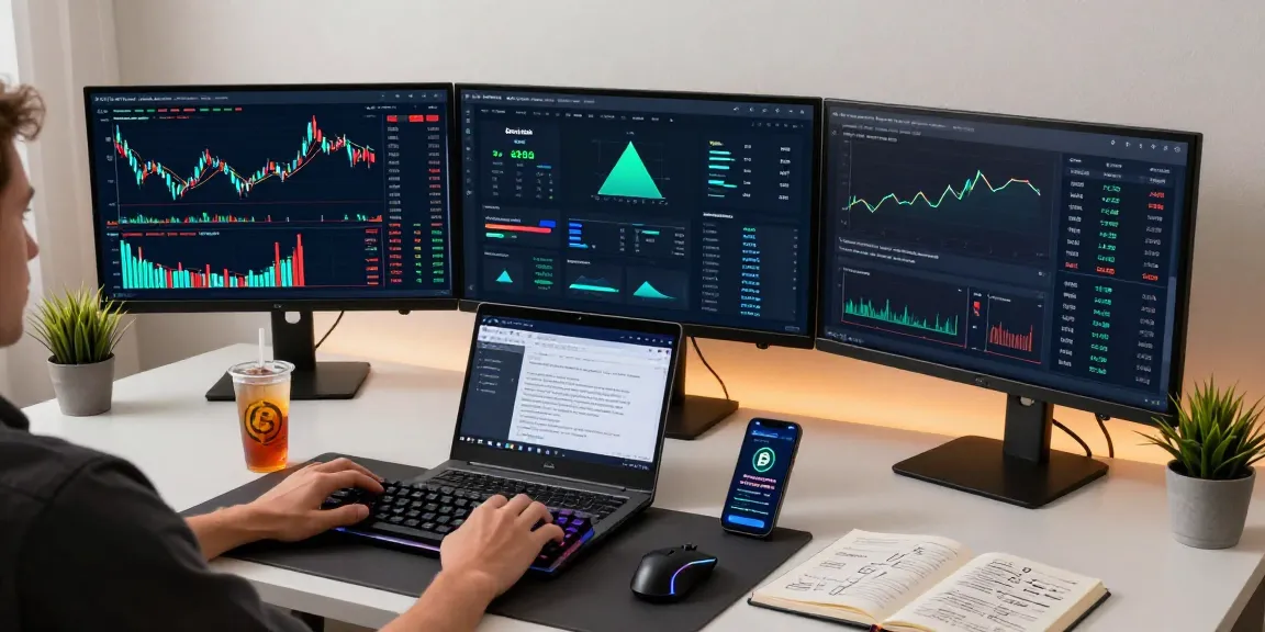 Cricbet99 trading workspace displaying cryptocurrency dashboards, DeFi analytics, and digital wallet security.