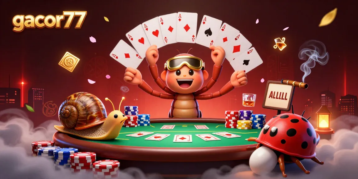 Menangkan permainan di gacor77 dengan dealer unik dan tumpukan chip menarik!