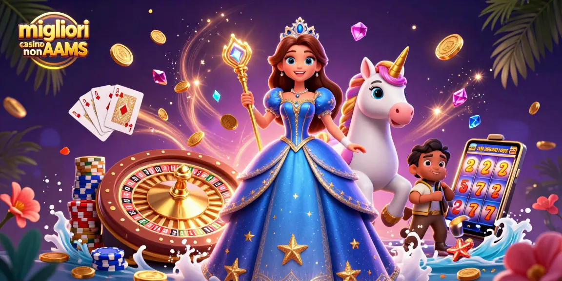I migliori casino non AAMS brillano con personaggi incantevoli, monete d'oro e gemme scintillanti.