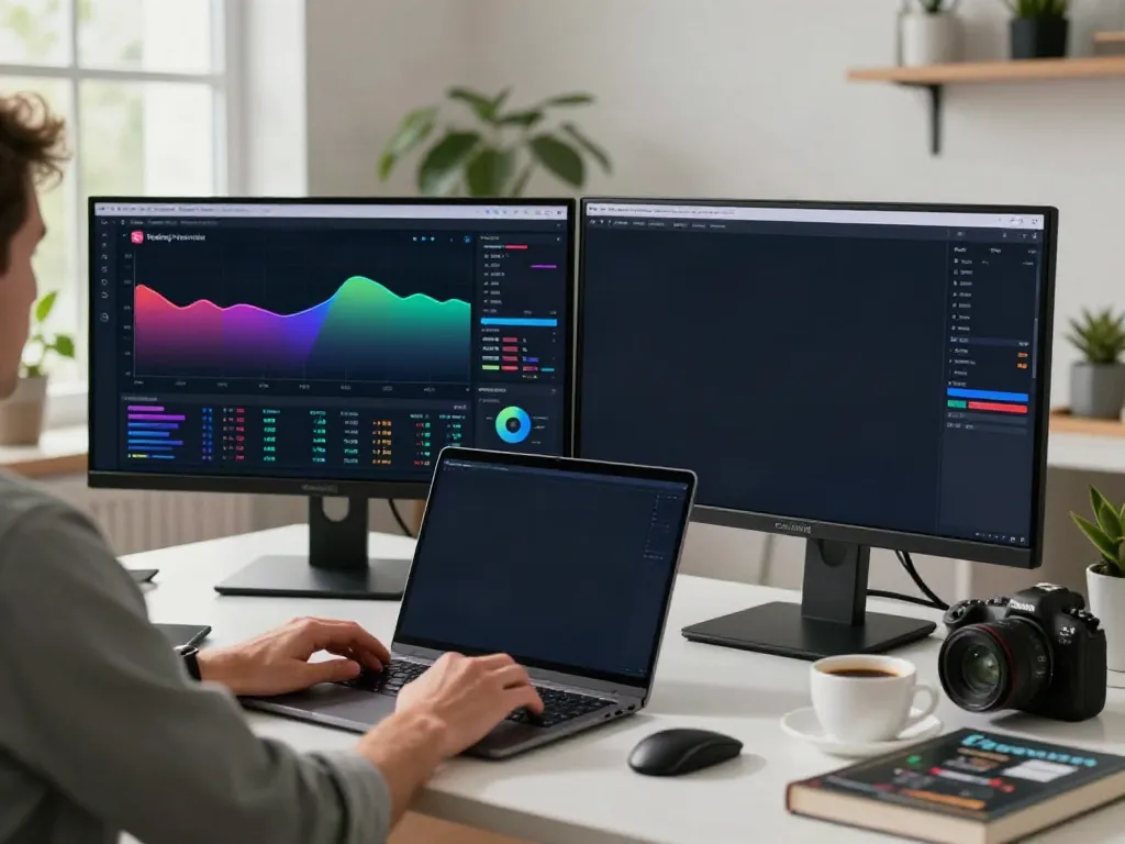 Dedicated trader analyzing markets on tradingview官网 with modern tools.