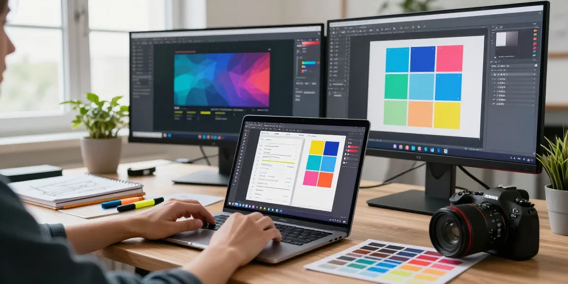Efficient Snipaste下载 workflow in a modern workspace with designer capturing screenshots and annotations.