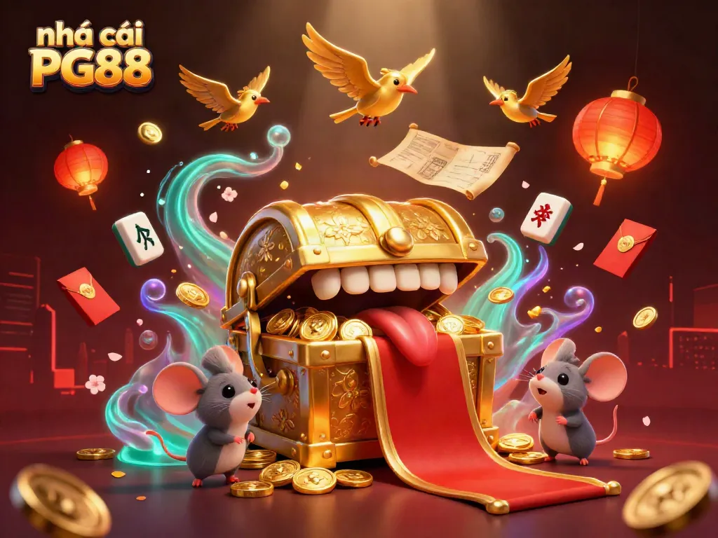 Engage with nhà cái PG88's exciting gaming opportunities in an alluring 3D illustration.
